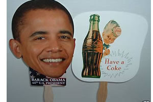 HOME MADE OBAMA FAN