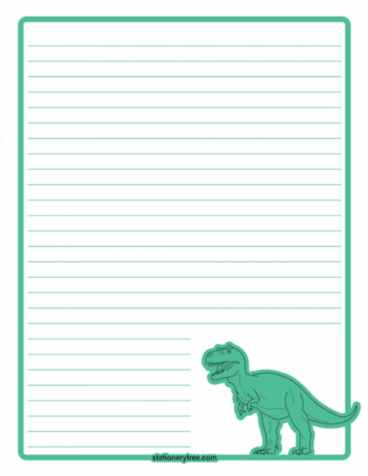 Dinosaur Word Writing