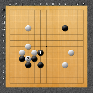 棋譜解説図（数字、記号入り）