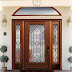 Italian wrought iron glass door inserts for modern houses