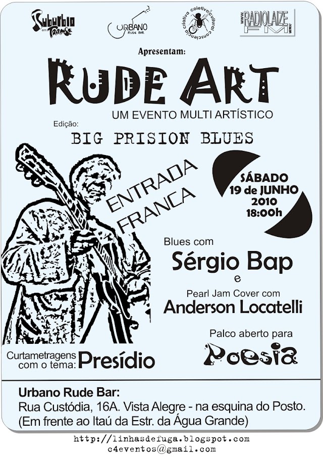 Evento Rude Art este Sábado.