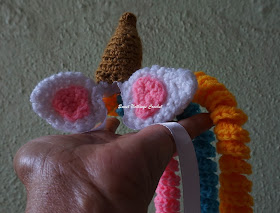 free crochet headband pattern, free crochet unicorn headband pattern