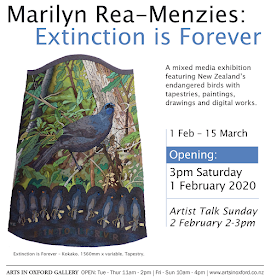 Creates Sew Slow: Marilyn Rea-Menzies Extinction is Forever Exhibition