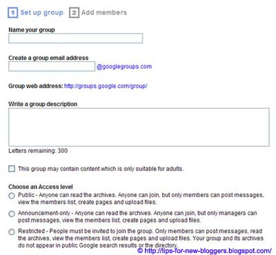 Using Google Page Creator and Google Groups