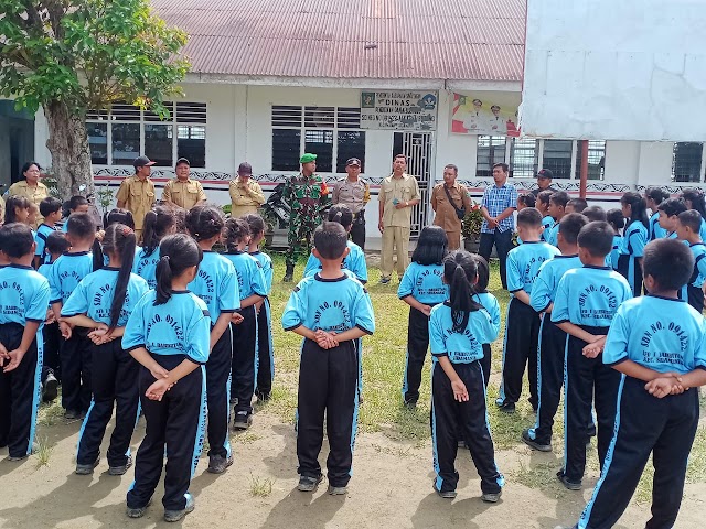 CEGAH KEKERASAN SEJAK DINI PEMERINTAHAN NAGORI BAHBUTONG II BERSAMA BHABINKAMTIBMAS, BABINSA LAKUKAN BIMBINGAN DAN PENYULUHAN