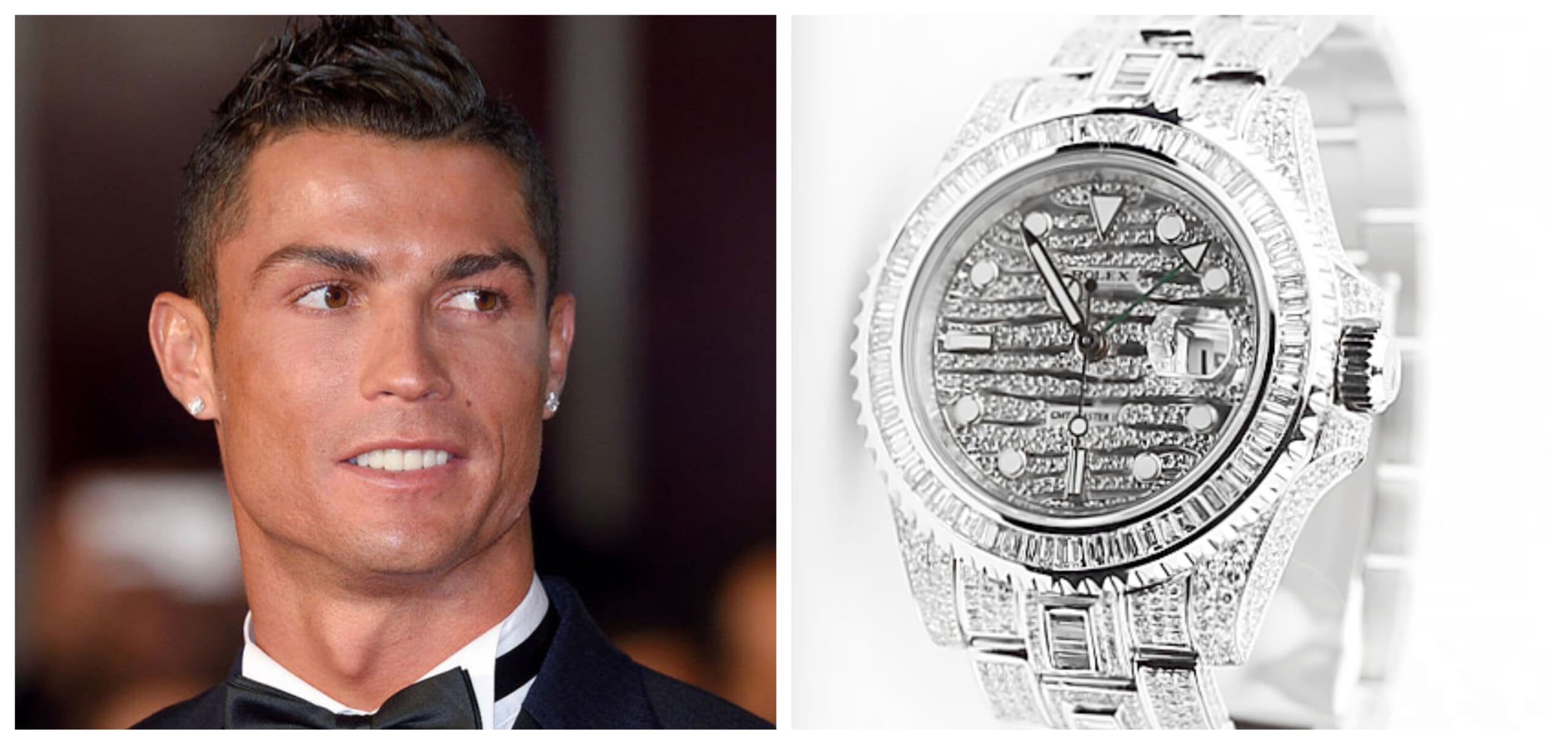 kandidatskole Relativitetsteori Information Cristiano Ronaldo owns the world's most expensive Rolex watch - Football  News & Music site