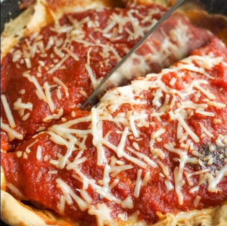 The Best Low Carb Pizza | Deep Dish! #ketogenicdiet #healthy