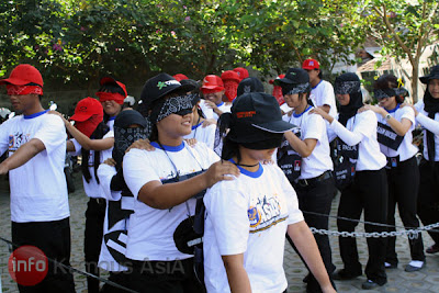 foto ospek kampus asia, outbond kampus asia, stmik asia, stie asia, mahasiswa kampus asia, kampus asia malang