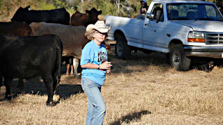 Cattle, Suna, and Ralph [with the truck]