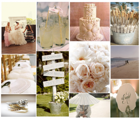 Desire to Inspire wedding color schemes hawaii Blush blush source 