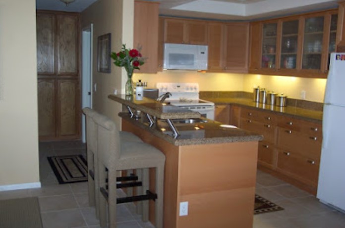 wood minimalist kitchen design