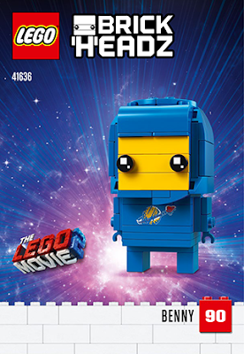 Benny Brickheadz, Brickheadz, lego, legos, Lego Movie 2, Bricks