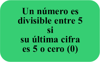 Divisibilidad por 5