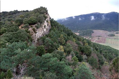 Vista de la cima de Olvedo desde la zona de San Andrés