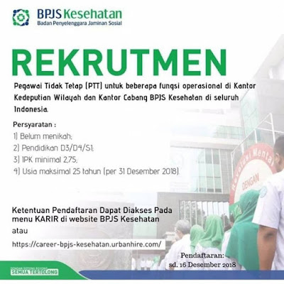 Lowongan Kerja BPJS Kesehatan Besar - Besaran