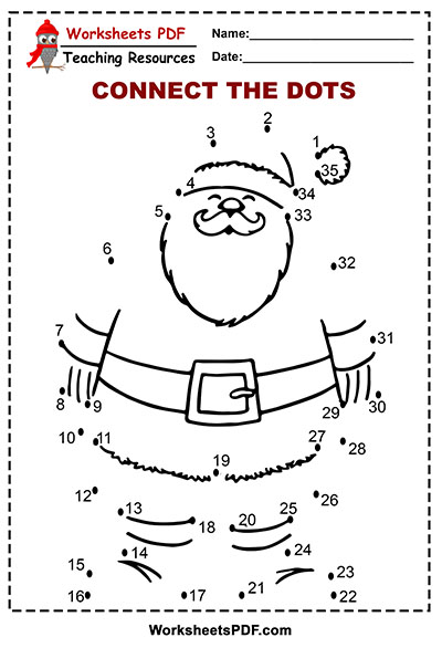 Santa Claus connect the dots 5