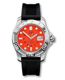 Victorinox Swiss Army Men's 241041 Professional Dive Master Orange Dial Watch.