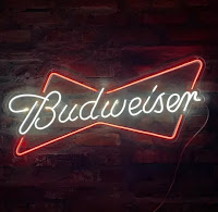 Logomarca Budweiser Neon Led