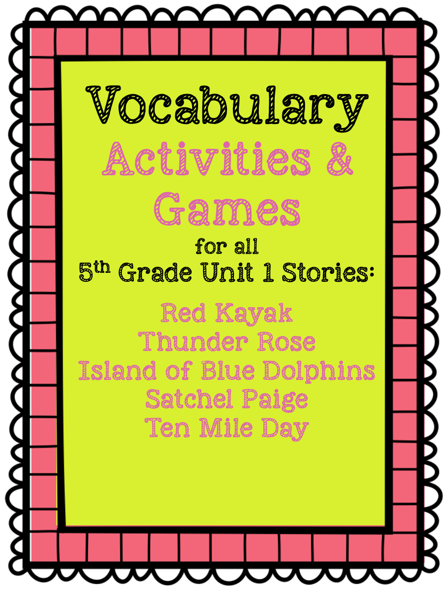 http://www.teacherspayteachers.com/Product/Reading-Street-5th-Grade-Unit-1-Complete-Set-of-Vocabulary-Activities-and-Games-1295446