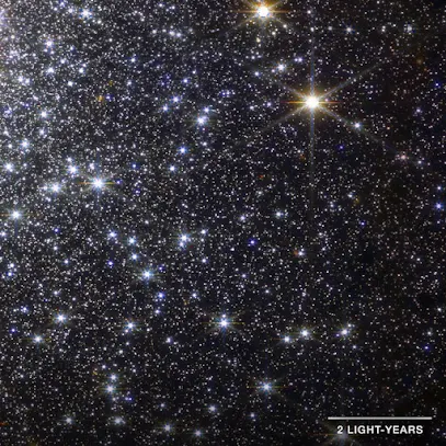 M92 globular cluster. A congregation of 300,000 plus stars.
