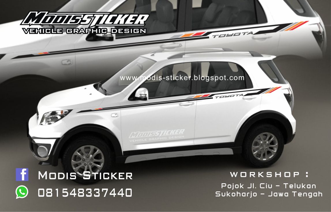 Koleksi Gambar Cutting Sticker Mobil Rush Terios Spartaoto