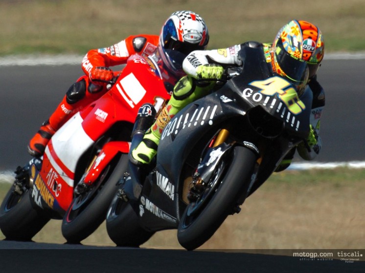 Rossi On Ducati. Formation The Doctor to Ducati