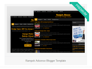 Rampok adsense blogger template