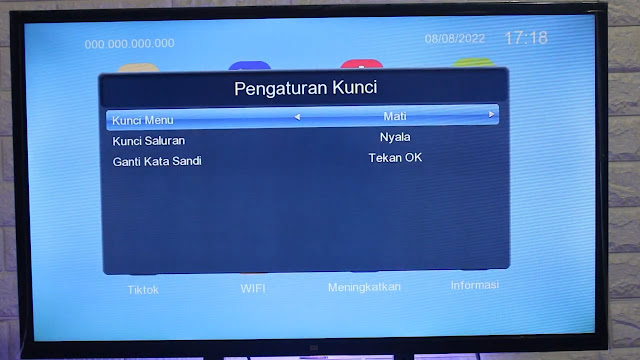 Menu Pengaturan Kunci Set Top Box Luby DVB-T2-01