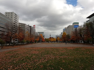 秋のさっぽろ大通り公園