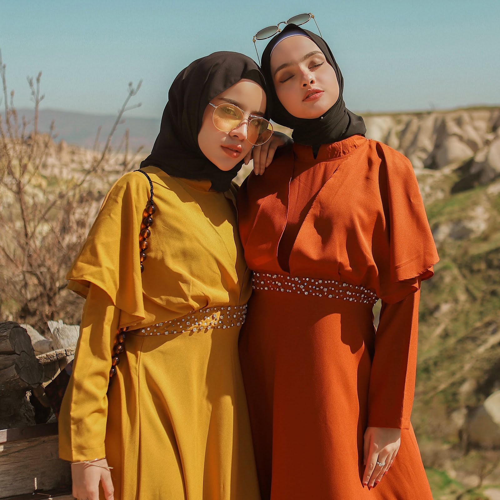 Photoshoot Produk Hijab di Turki Cappadocia Istanbul 