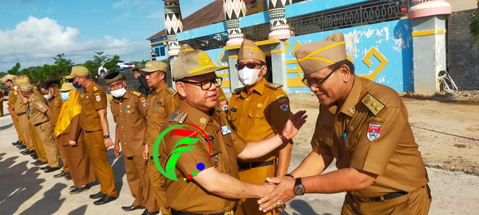 Perdana Apel Sebagai PJ Bupati, Sulpakar  : Kita Lagi Apel Jangan Ngobrol