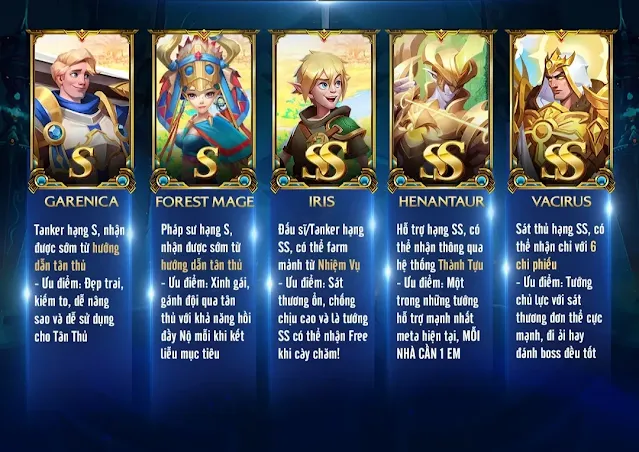 War 3 Arena: Hướng dẫn tân thủ tăng mạnh lực chiến để leo rank