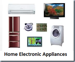 Home electronic appliances