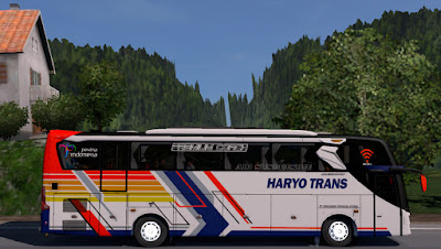 Livery Haryo Trans for Jetbus 3+ SHD HINO RK8 Adudu Cvt Diny V1 by Fayaz