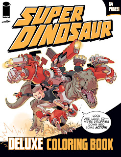 Super Dinosaur Deluxe Coloring Book! cover