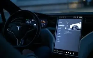 Android Auto OS on car dashboard for smart driving