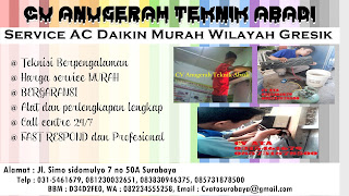 Service AC Daikin Murah Wilayah Gresik 