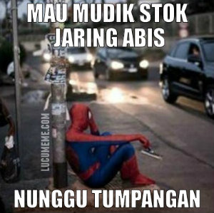 10 Meme Lucu Superhero Mudik Lebaran Suparman Batman 