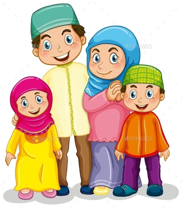 Keluarga Bahagia Muslim Kartun  www.pixshark.com - Images 