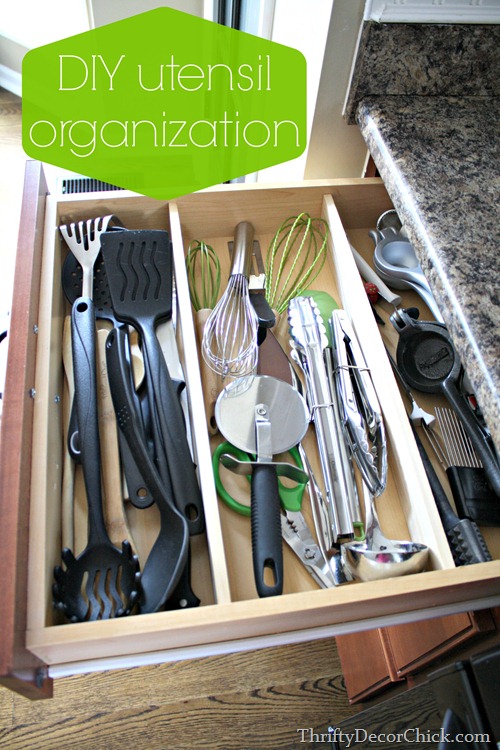 DIY utensil organization