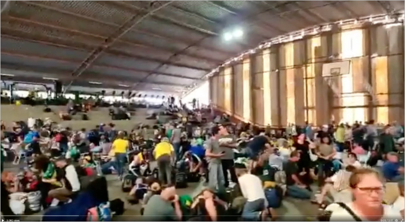 Ditadura brutal no Brasil: milhares de patriotas detidos no "campo de concentração" improvisado, alguns supostamente mortos