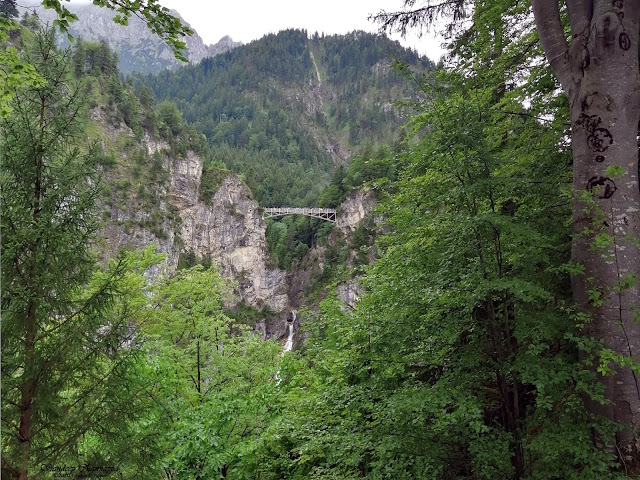 Marienbrücke over the Pöllat waterfall