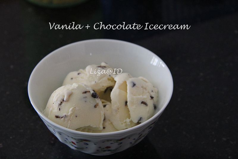 INTAI DAPUR: Homemade Vanila n Chocolate Ice cream