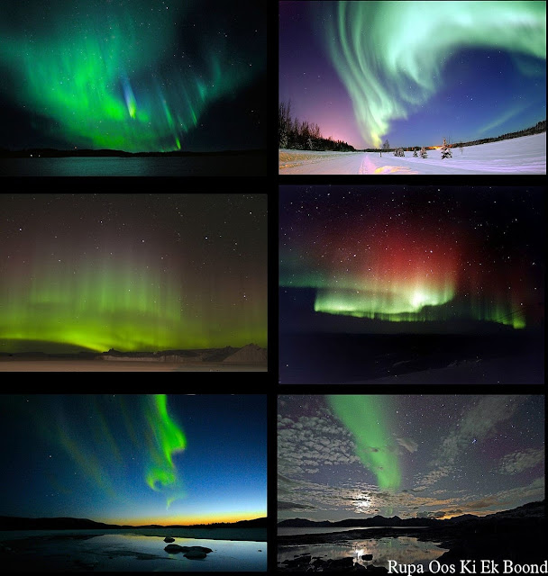 The Aurora Borealis (Northern Lights) & the Aurora Australis (Southern Lights)