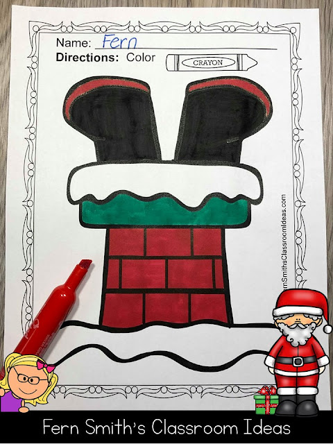 Click Here to Download These Christmas Coloring Pages and Christmas Craftitivity For Your Classroom Today!