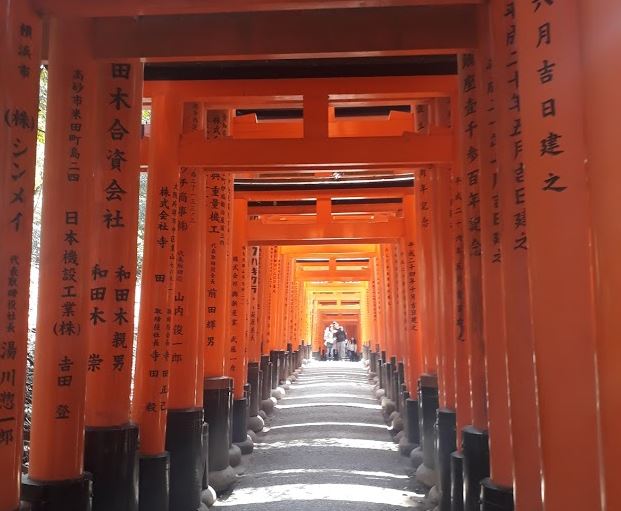 Fushimi Inari-taisha Shrine Red Torii Gates Kyoto