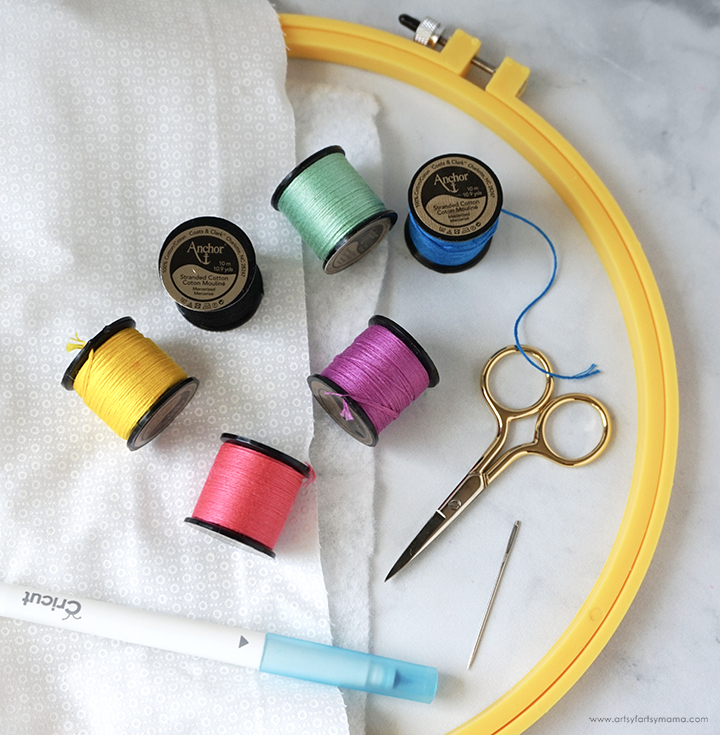 Pun Embroidery Hoop Art with Free Pattern