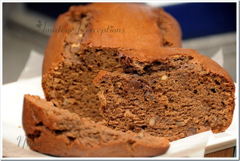 Chocolate Banana  Nut bread 2