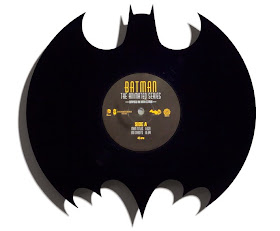 Batman: The Animated Series Die-Cute 12” Black Single Vinyl Record by Danny Elfman & Phantom City Creative