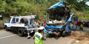 Faktor Diduga Penyebab Kecelakaan Bus di Cikidang